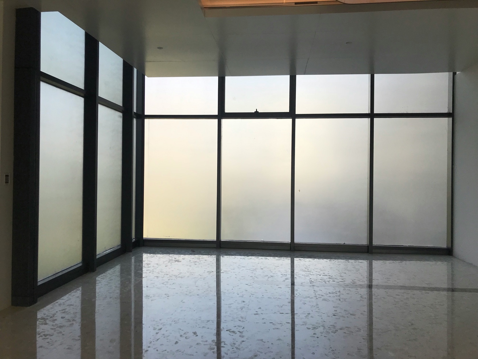 Office with tinted windows